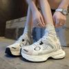 Повседневная спортивная обувь на платформе женская осенняя дышащая весенне-осенняя новая обувь для папы женские универсальные кроссовки для бега