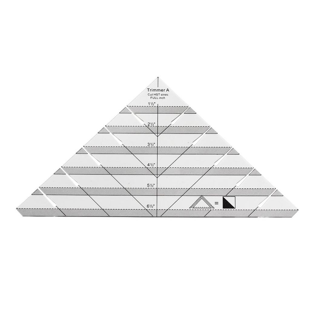 Акриловая треугольная линейка для квилтинга, шаблоны, швейная линейка для резки лоскутной ткани