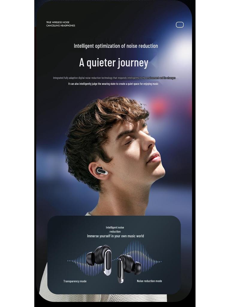 Беспроводные Bluetooth-наушники-вкладыши V8 Display A9pro с AI-переводом и шумоподавлением A10ANC V20