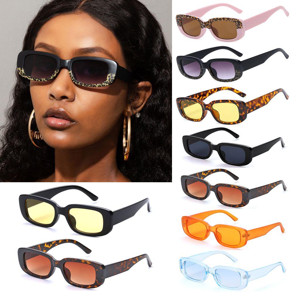 Fashion Small Rectangle Square Frame Eyeglasses Sun Glasses Women Sunglasses Eyewear