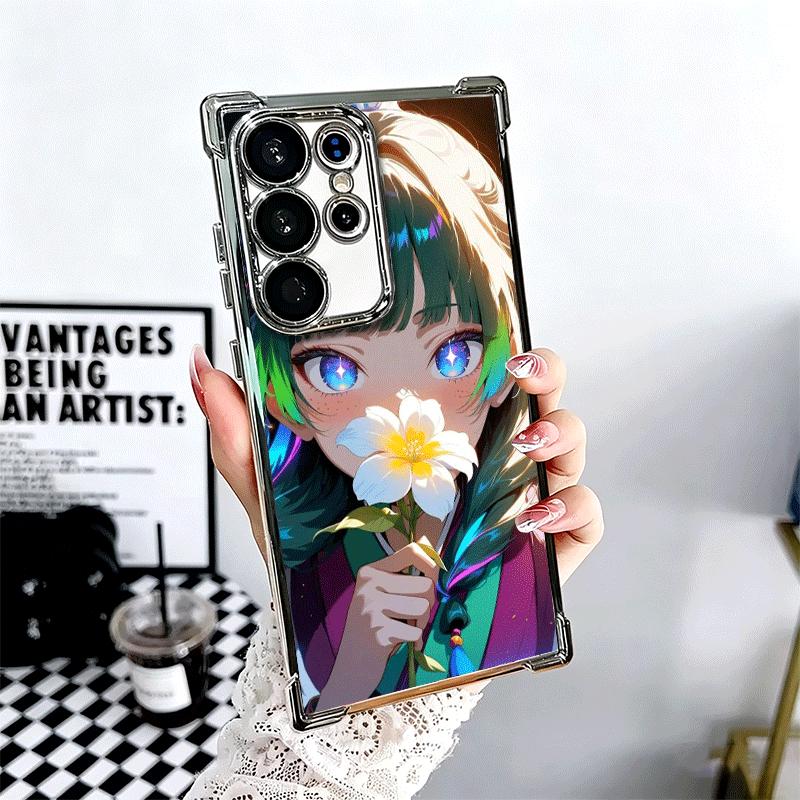 A-Apothecary D-Diaries Anime Plating Phone Case For Samsung Galaxy S24 S25 FE S26 Edge S23 Ultra S22 S21 Plus S20 Anti-Fall Aira