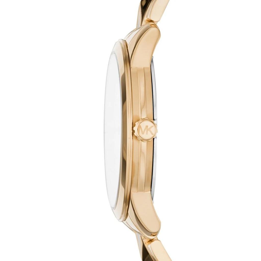 Michael Kors Женские часы Petite Runway Mercer Pavé с золотистым покрытием и бирюзой MK6673