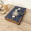 Sun & Moon Celestial Leather Journal : Wiccan Grimoire, Moon Phase Spell Book