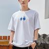 Li Ning Sports Fashion Series Casual Round Neck Short Sleeve T-Shirt Unisex Tops Standard-White AHSR708-2