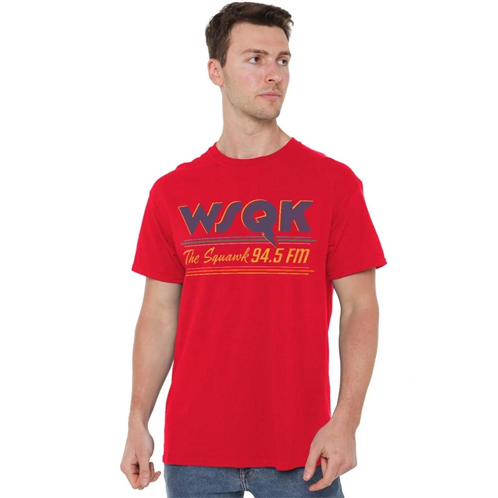 Stranger Things Wsqk The Squawk Унисекс Футболка S-4XL, Красный