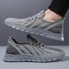 Summer fly-woven men's shoes 2025 new work breathable mesh men's shoes non-slip cloth shoes casual sports trendy shoes
