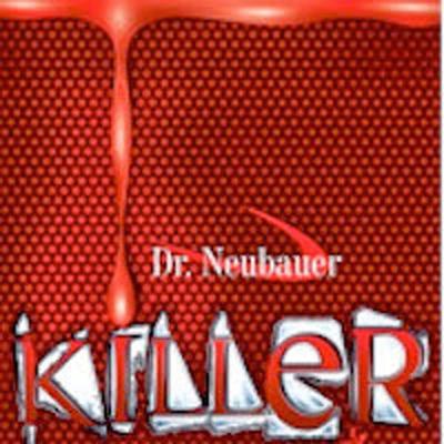 JUIC Killer Neubauer Настольный теннис 1132 Др. Резина, Красный, Толщина 1,5 мм,