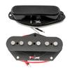 Artec TFA40 Alnico 5 Telecaster Pickups, PU Set TL, for Neck/Bridge Electric Guitars, Black (Set of 2)