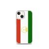 Coque iPhone - Tadjikistan - iPhone 13 Mini - Souple - Multicolore - Design Drapeau