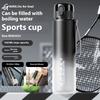Спортивная чашка для воды Gianxi Пластиковая бутылка для воды для мужчин Новая большая вместимость Высокотемпературная устойчивость Фитнес Портативная бутылка для спортзала
