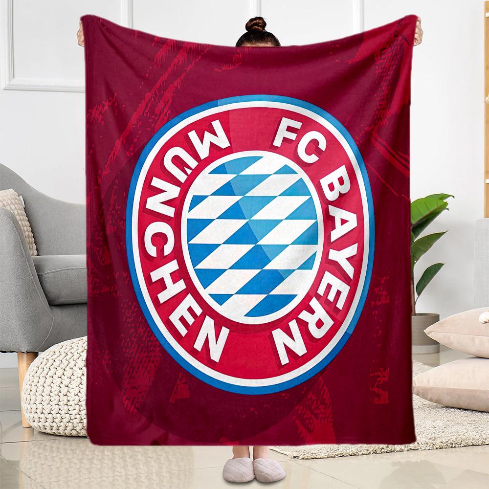 Bayern Munich Blanket Comfortable Suitable for Couch Livingroom Office for All Seasons Modern Suitable for Gifting Relatives and Friends