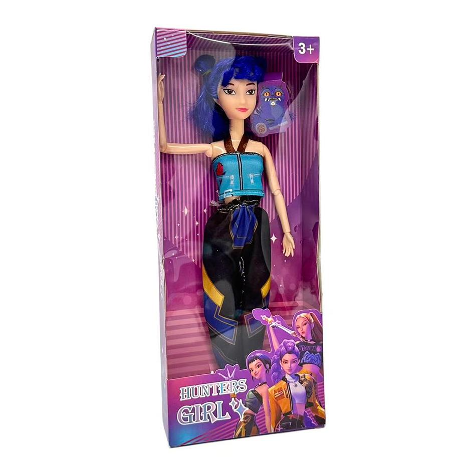 30см K-Pop Охотники на демонов Аниме K-pop Девичья группа Мультяшные Руми Зои Мира Фигурки Виниловые фигурки Модельные куклы Девочки Рождественский подарок