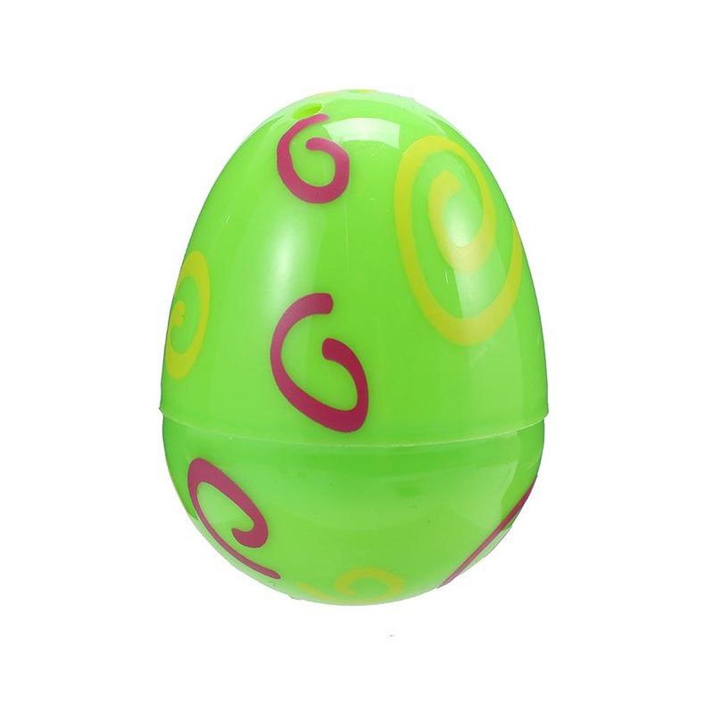 1x Огромное пасхальное яйцо, пустая корзина для яиц с сюрпризом, наполнители для дворовой игры, случайный цвет