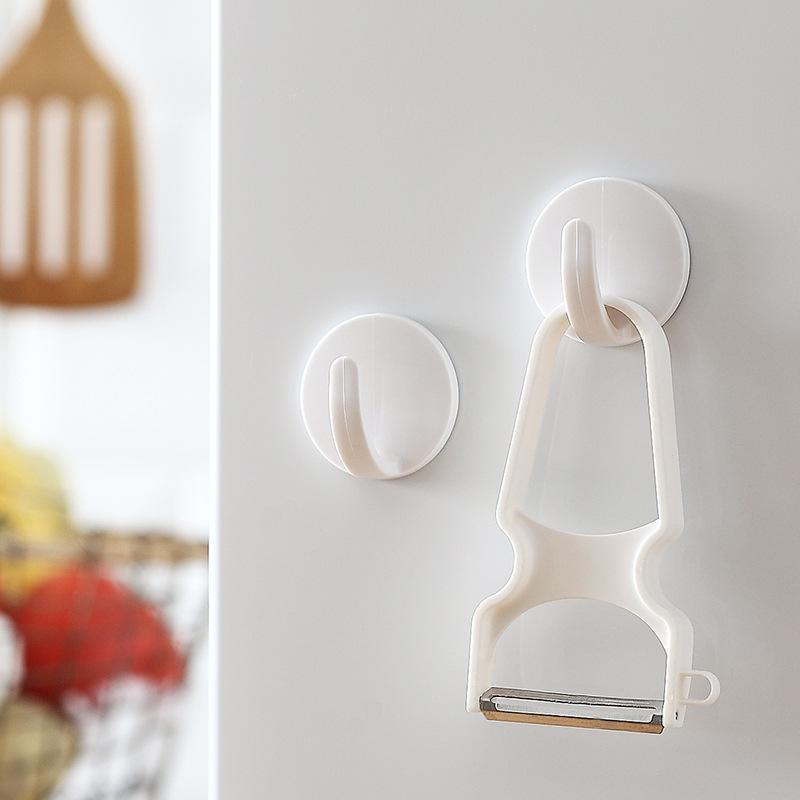 2PCS Magnetic Hook Punch-Free Refrigerator Magnet Hanging Hook Kitchen Door Wall Hanging Multi-Purpose  Magnet Storage Hooks