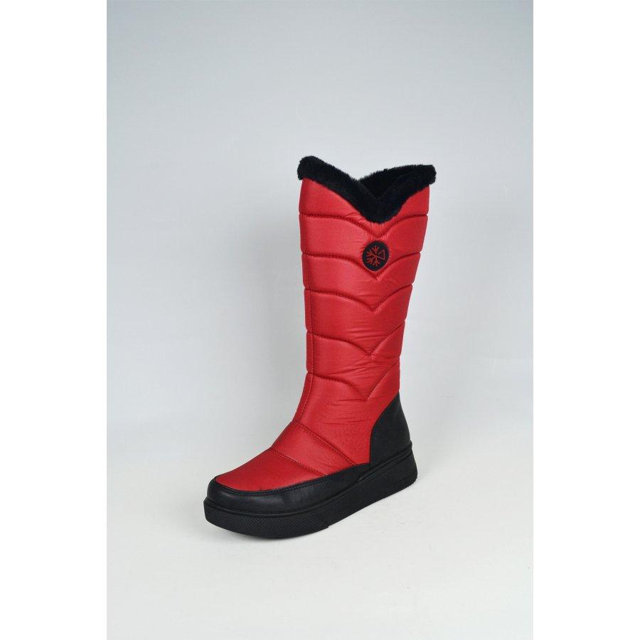 Женские высокие зимние ботинки на искусственном меху