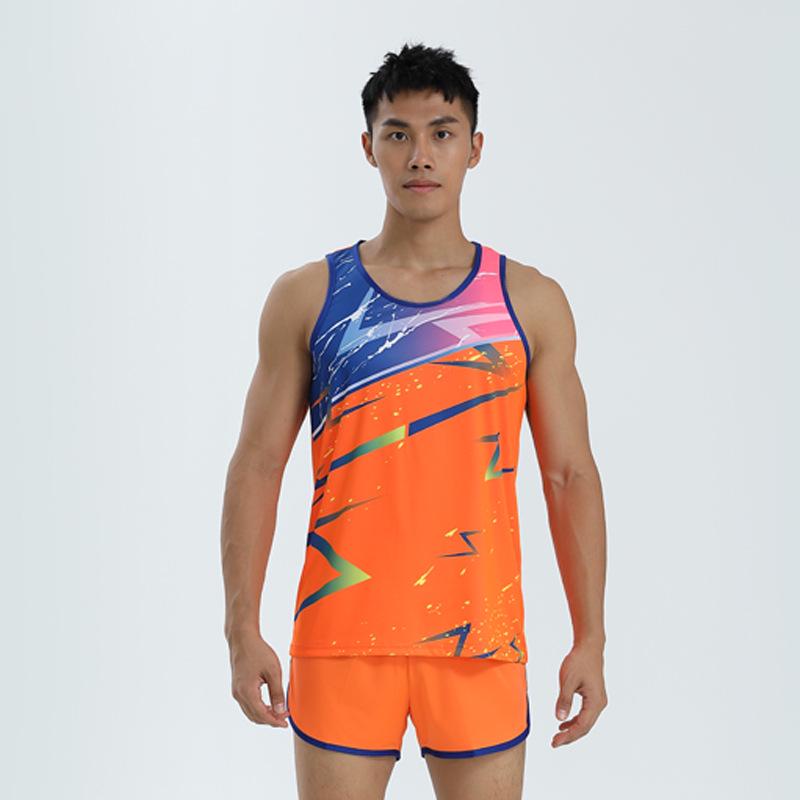 Тренировочный костюм для легкой атлетики для мужчин и женщин: Спортивная одежда для спринта и марафона с шортами для уроков физкультуры в начальной школе