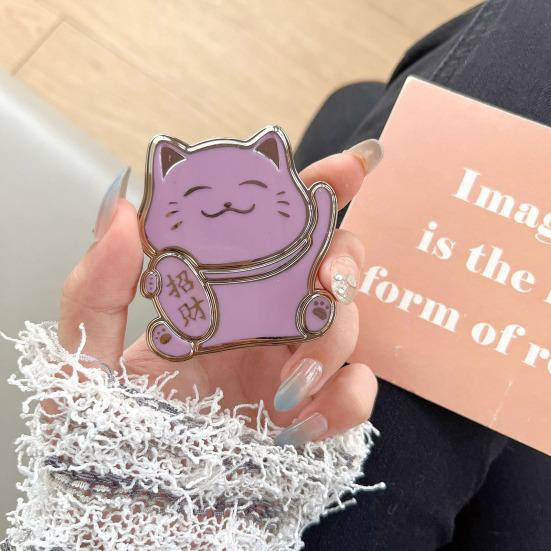 Подставка для мобильного телефона в виде кошки, складная форма, универсальный держатель для мобильного телефона ярких цветов