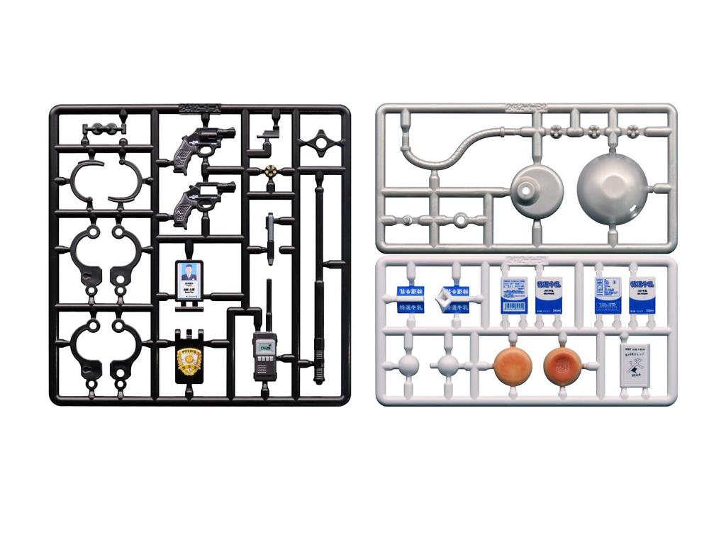 MIC DIG Фигурка Оружие Хобби Пластиковая Модель Детектива Предварительно окрашенная