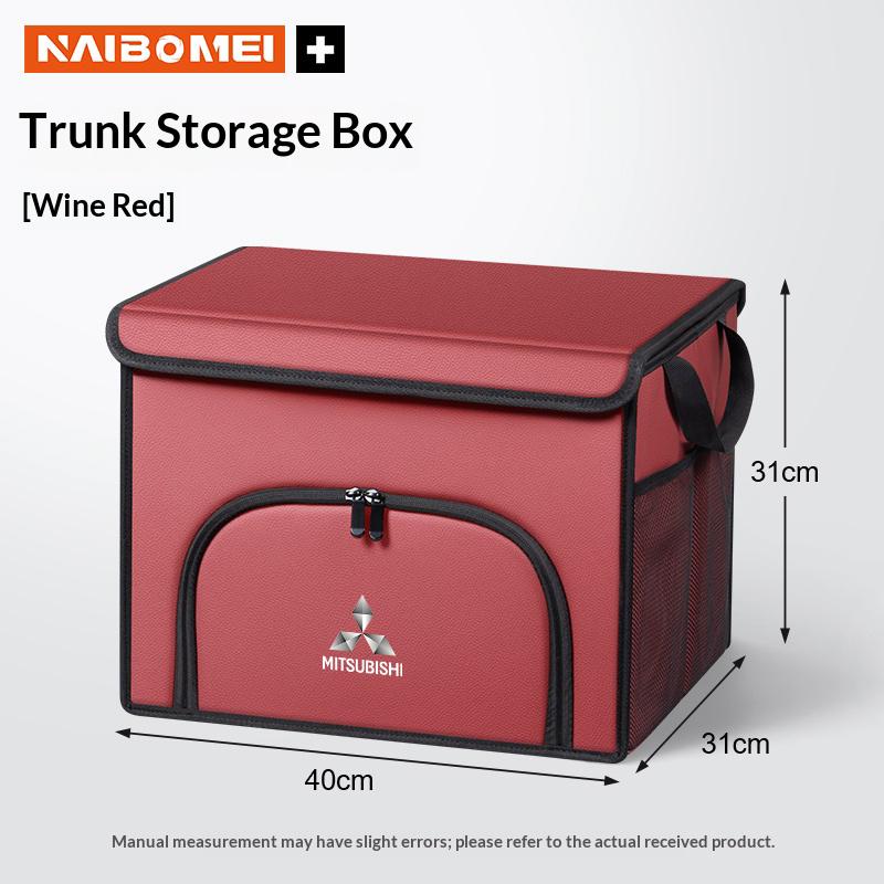 rvcr3 Car trunk Foldable storage box shoe storage organizing box For Mitsubishi Outlander Evolution X Pajero ASX Triton Colt Lancer EX