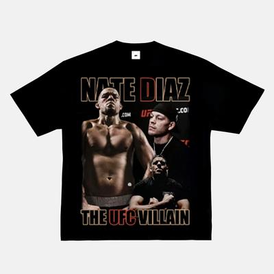Новая модная футболка Oliveira 2024 года, футболка Oliveira с принтом UFC, короткий рукав, американский винтаж, маленький вырез, бойцовский топ, винтажный стиль.