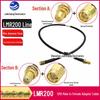 200-Wire RP-SMA Male To Female WiFi Antenna Extension Cable