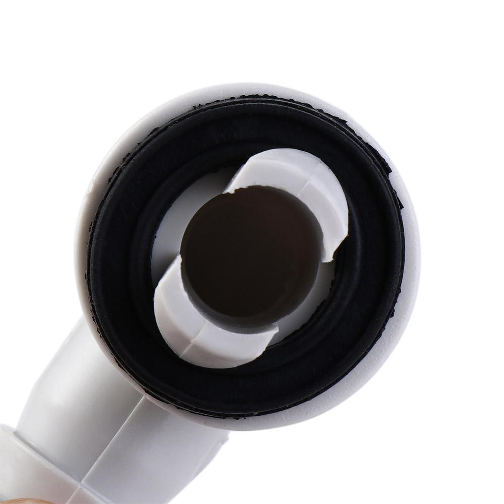 Install Durable Sturdy with Rubber Ring Drain Pipe Connector Drain Hose Connector Air Conditioning Drainage Tool Elbow Fitting