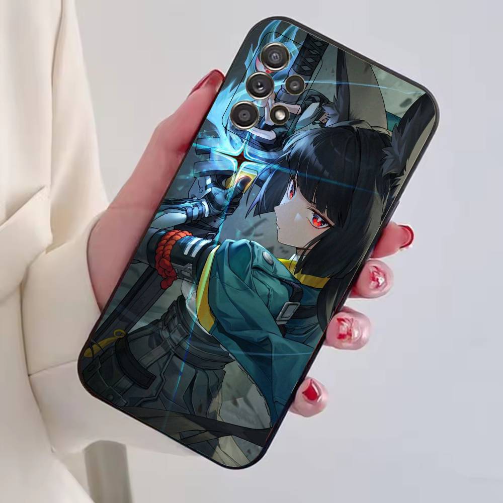 Чехол для телефона Hoshimi Miyabi из игры ZZZ для Samsung S25, S24, S21, S22, S23, S30, Ultra, S20, Plus, Fe, Lite, Note, 10, Черная крышка