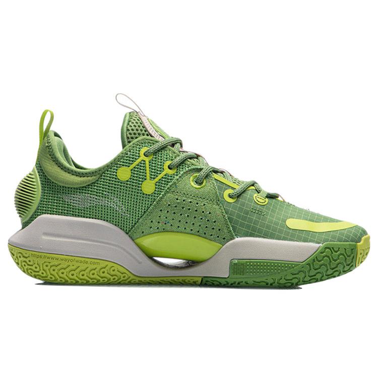 Li Ning All City 9 V1.5 Амортизирующие Нескользящие Износостойкие Низкие Баскетбольные Кроссовки Мужские Оливково-Зеленые ABAR015-6