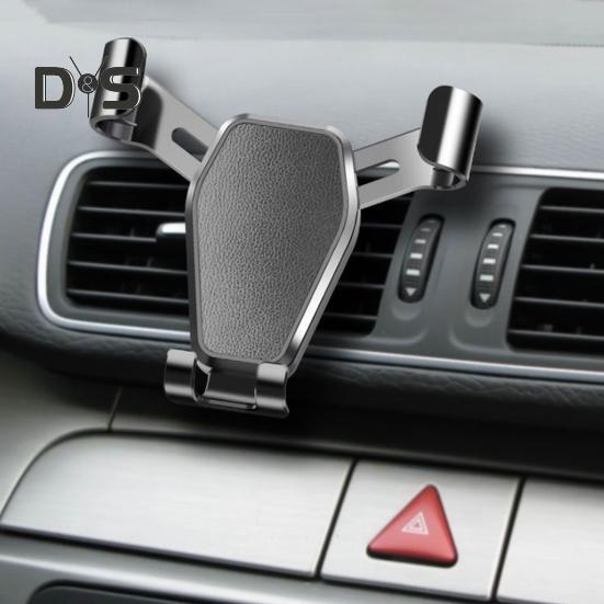 Car Phone Holder with Automatic Locking Arm Slot Air Vent Mount Stand for 4-7 Inch Smartphones Dashboard Cradle for All Smartphones