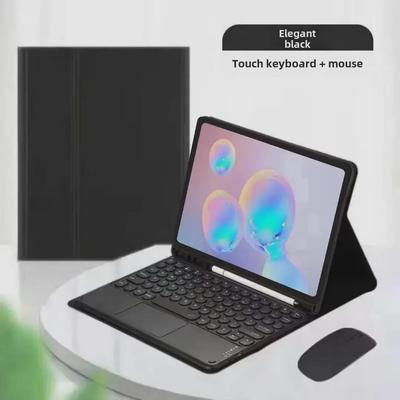 Кожаный чехол для клавиатуры Lenovo Xiaoxin Tab P11 Bluetooth с круглыми клавишами