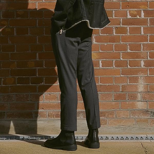 Pascologen MS5202 Ботинки челси с квадратным носком Brock Black-MS5202