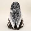 New 90*90cm Square Scarf Printed Smooth Silk Scarf Line Foulard Headband Hair Wrap Women