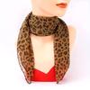 1 шт., декоративная повязка для волос с леопардовым принтом, платок, шифоновый квадратный шарф, защита от солнца, винтажный