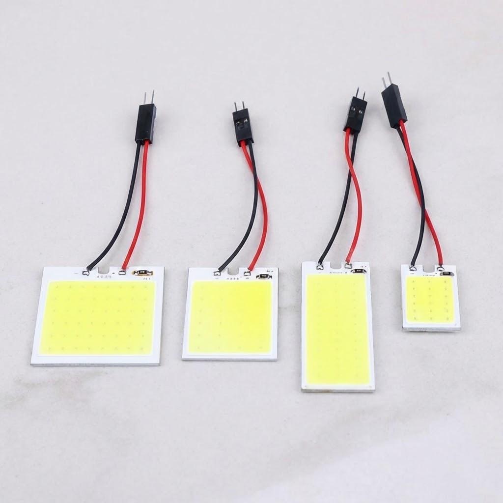 2 Pcs 10 Pcs 18 24 48 White Reading Lamp LED T10 Bulb LED Car Parking Interior Panel Light Festoon Lamp