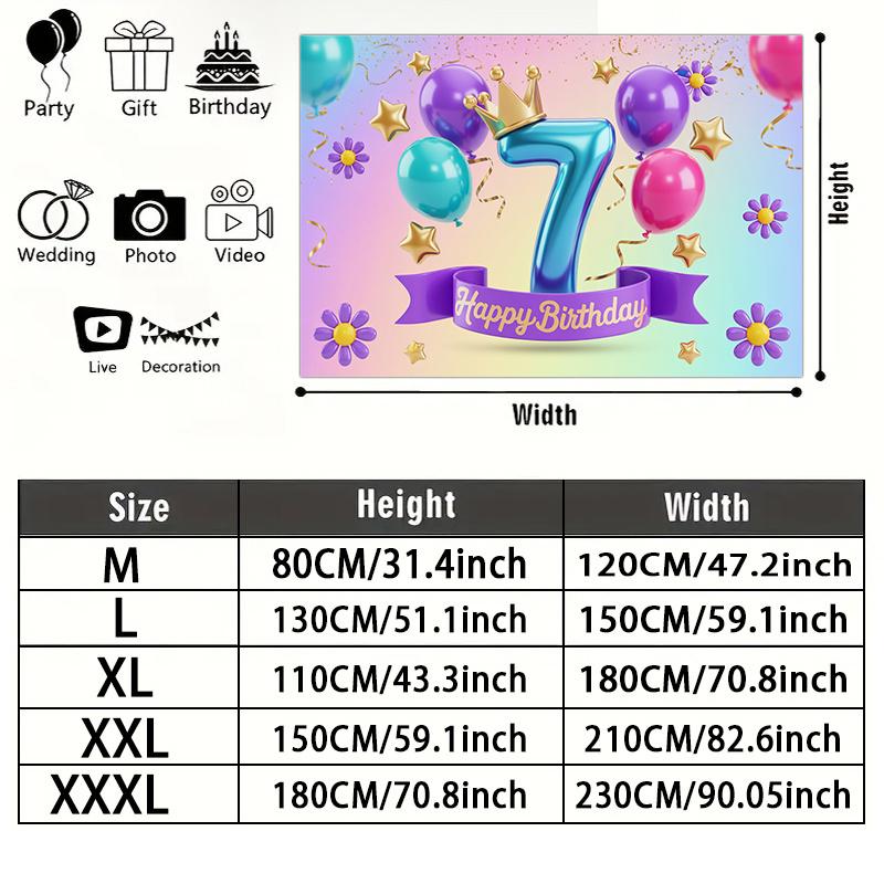 Party Backdrop Birthday Photo Booth Background Front Door Decor