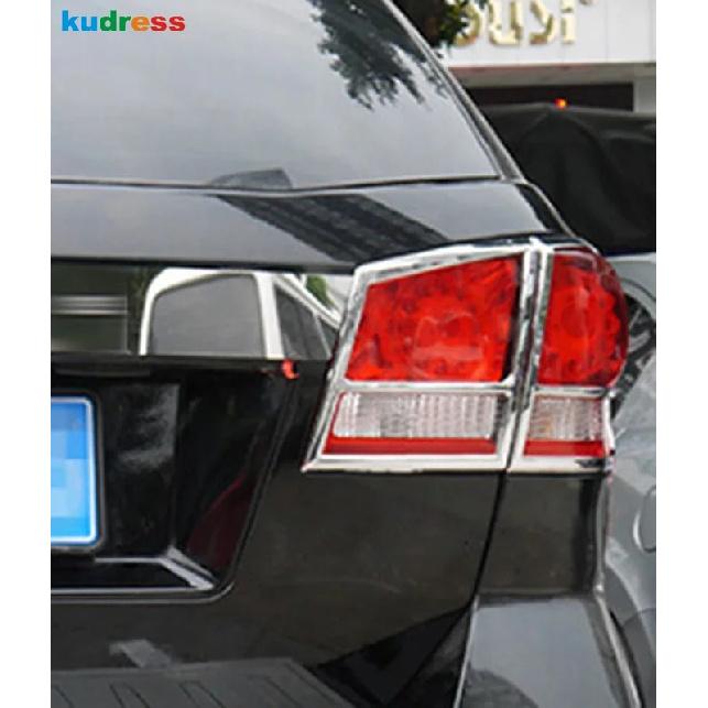 For Dodge Journey JC Fiat Freemont 2012- Chrome Car Rear Tail Light Lamp Cover Trim Taillight Frame Trims Accessories