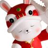 Китайский стиль Фигурка Дисплей Поднос Когти Рука Смола Туалетный столик Домашний декор Статуэтка Зайца для