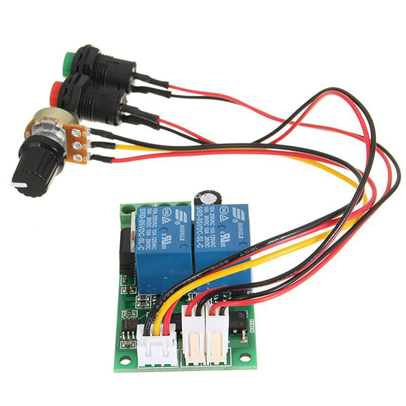 Регулятор двигателя постоянного тока PWM 6V12V24V с прямым и обратным переключением, контроллер двигателя
