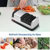 4 In 1 Kitchen Knives Sharpening Electric Knife Sharpener System with Diamond Abrasives Sharpening and Polishing Kitchen Tool