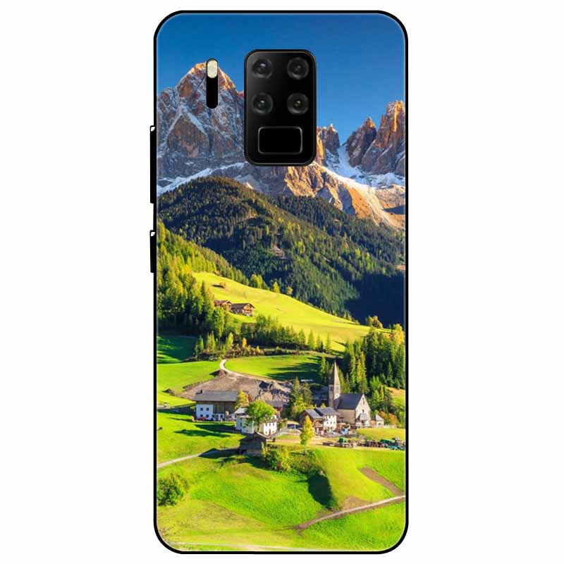Для OUKITEL C18 Pro C21 C21Pro Чехол Силиконовый Черный Мягкий Защитный Funda Capa для OUKITEL C21 Pro C18 Pro Чехол TPU Мультяшный Чехол