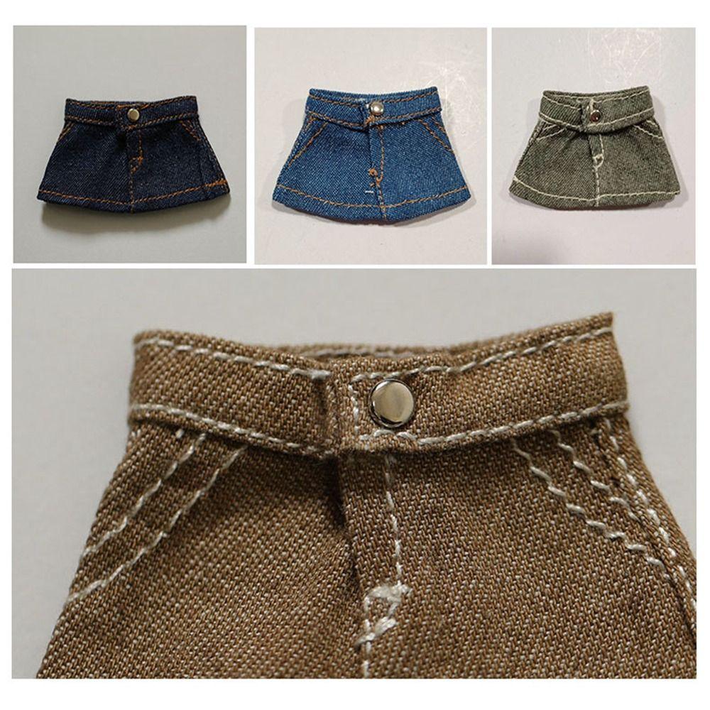 Mini Princess Skirt Accessories Fashion Dresses Skirt Plush Dolls Clothes For 10cm Cotton Doll