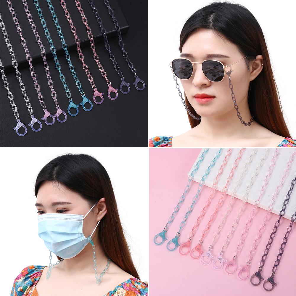 Украшения Солнцезащитные очки Маска Цепочка Маска Веревка Ожерелье Очки Цепочка Акриловая шея Веревка Очки Шнур