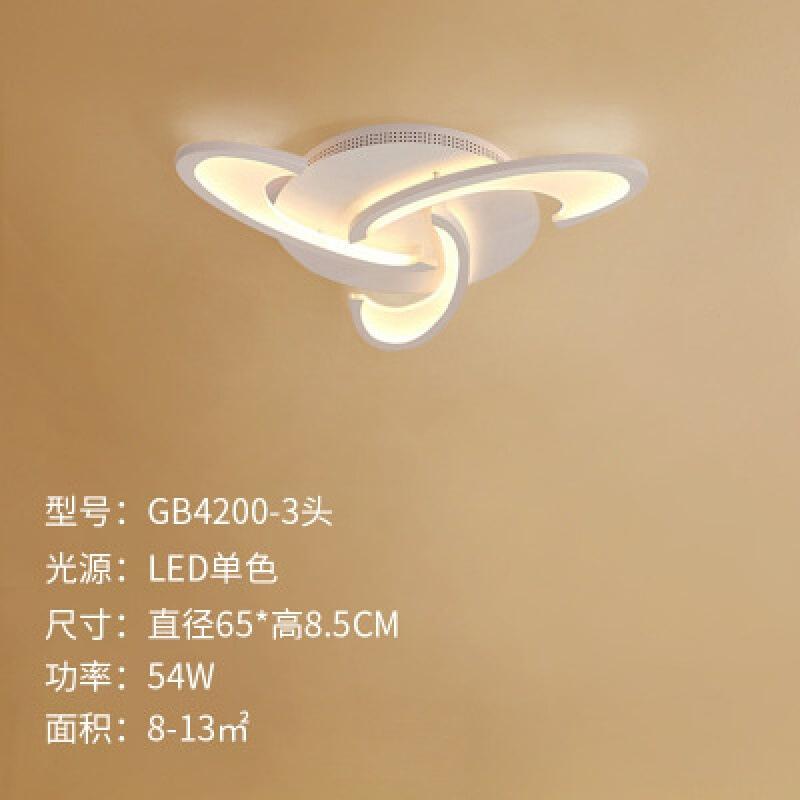 3/6 головки современный акриловый потолочный светильник светодиодные люстры лампа для гостиной спальни домашнее освещение прохладный/теплый белый с регулируемой яркостью