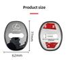 crvjlm1 4pcs Car Door Lock Covers Anti-rust Case Stainless Steel Protect Buckle for Lexus F SPORT ES CT GS IS UX GX LBX NX RX 350h 450h