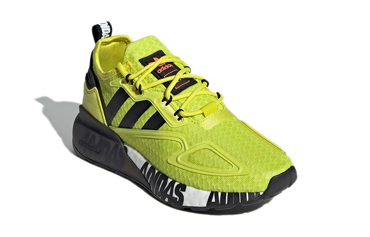 adidas Originals ZX 2K J Низкие Детские Повседневные Кроссовки Желтые FY2638