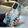 Чехол для телефона Samsung Galaxy A35 A34 A33 A32 A24 A23 A22 A14 A13 A12 5G Силиконовый Мягкий Чехол Цветочный Мраморный Чехол