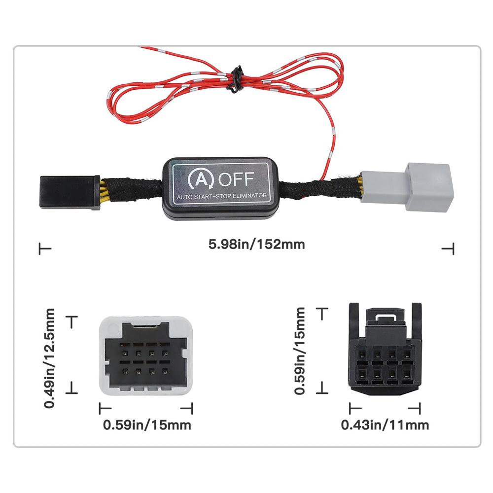 Auto Start Stop A-Off Cable For Subaru Forester Crosstrek 2019-2024 Plastic Set
