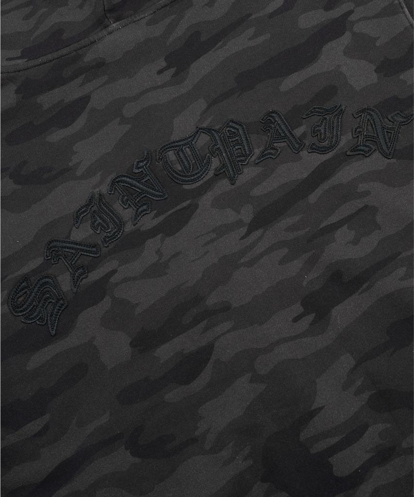 Saintpain Sp Кожаная Аппликация Камуфляж Молния Черный