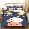 Kawaii Bubu And Dudu 3D Printing Anime Bedding Set Duvet Cover Comforter Bed Single Twin Full King Queen Size Bedding Set Kids