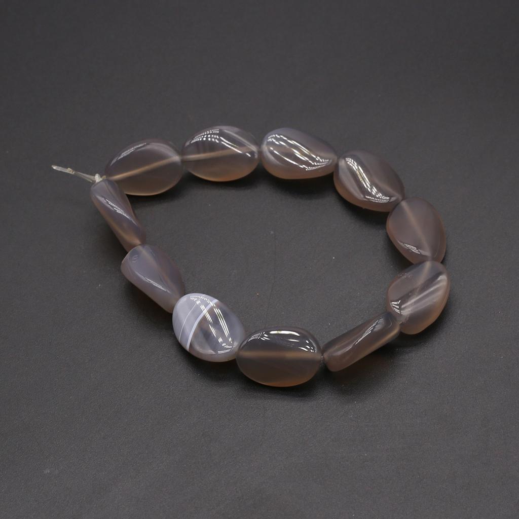 Изоляционные бусины из натурального камня, прозрачный кристалл/опал/унакит, овальные спиральные бусины для изготовления ювелирных изделий, ожерелье, браслет, серьги, аксессуары